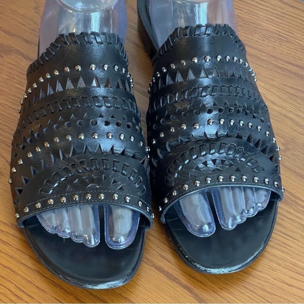 Brighton Neo Mule Leather Sandals Black Size 9.5 - Picture 16 of 16